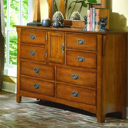 8-Drawer, 1-Door Dresser